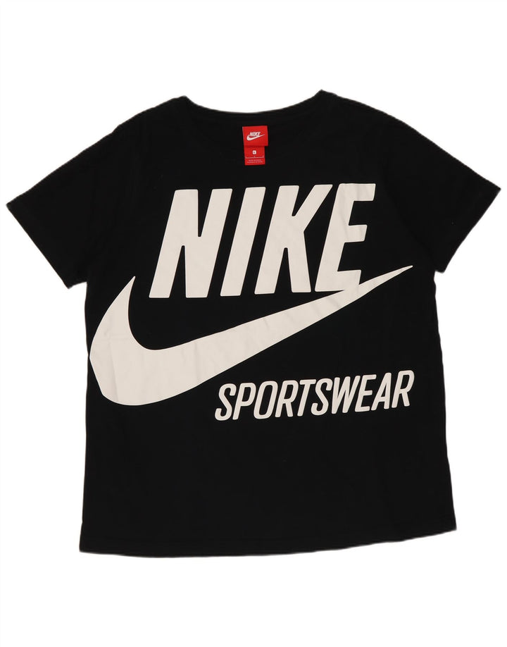 Camiseta Nike Feminina Graphic Top UK 16 Grande Preto