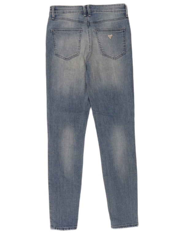 Guess Jeans Skinny Feminino W28 L28 Azul Algodão