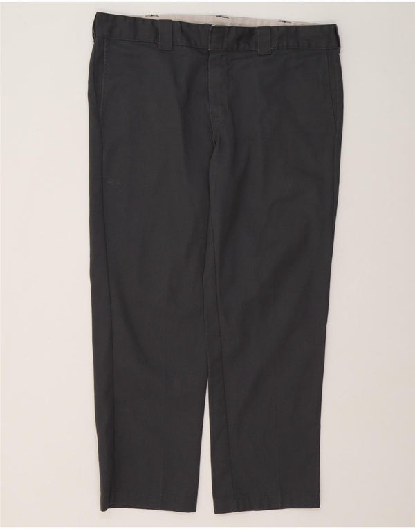Calças Chino Masculinas Dickies Slim Straight W38 L30 Cinza Poliéster