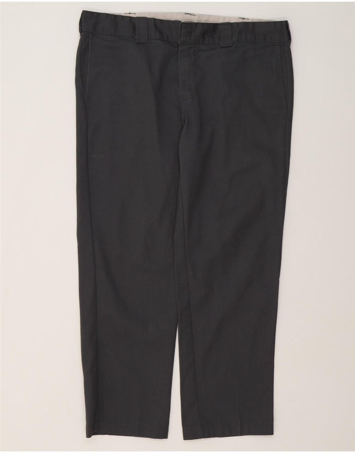 Calças Chino Masculinas Dickies Slim Straight W38 L30 Cinza Poliéster