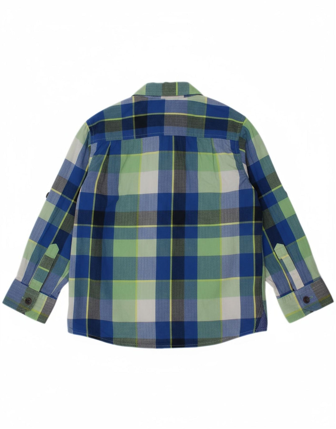 Camisa masculina TED BAKER 4-5 anos algodão xadrez verde
