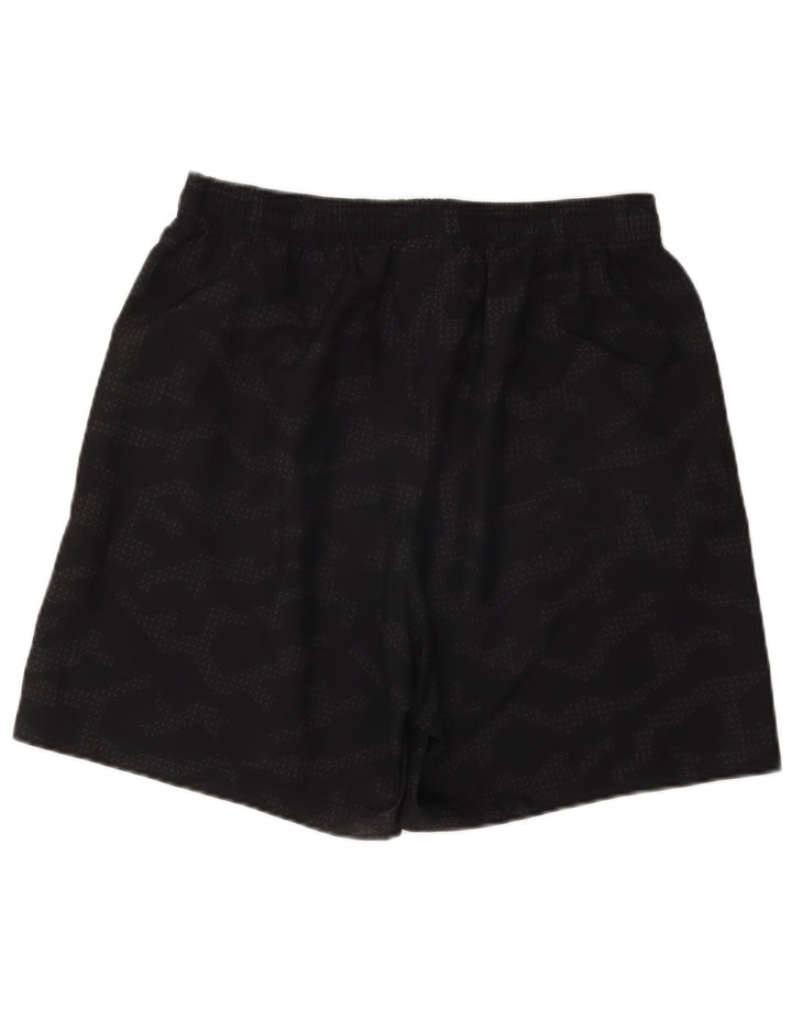 Shorts esportivos masculinos UNDER ARMOUR grandes pretos geométricos