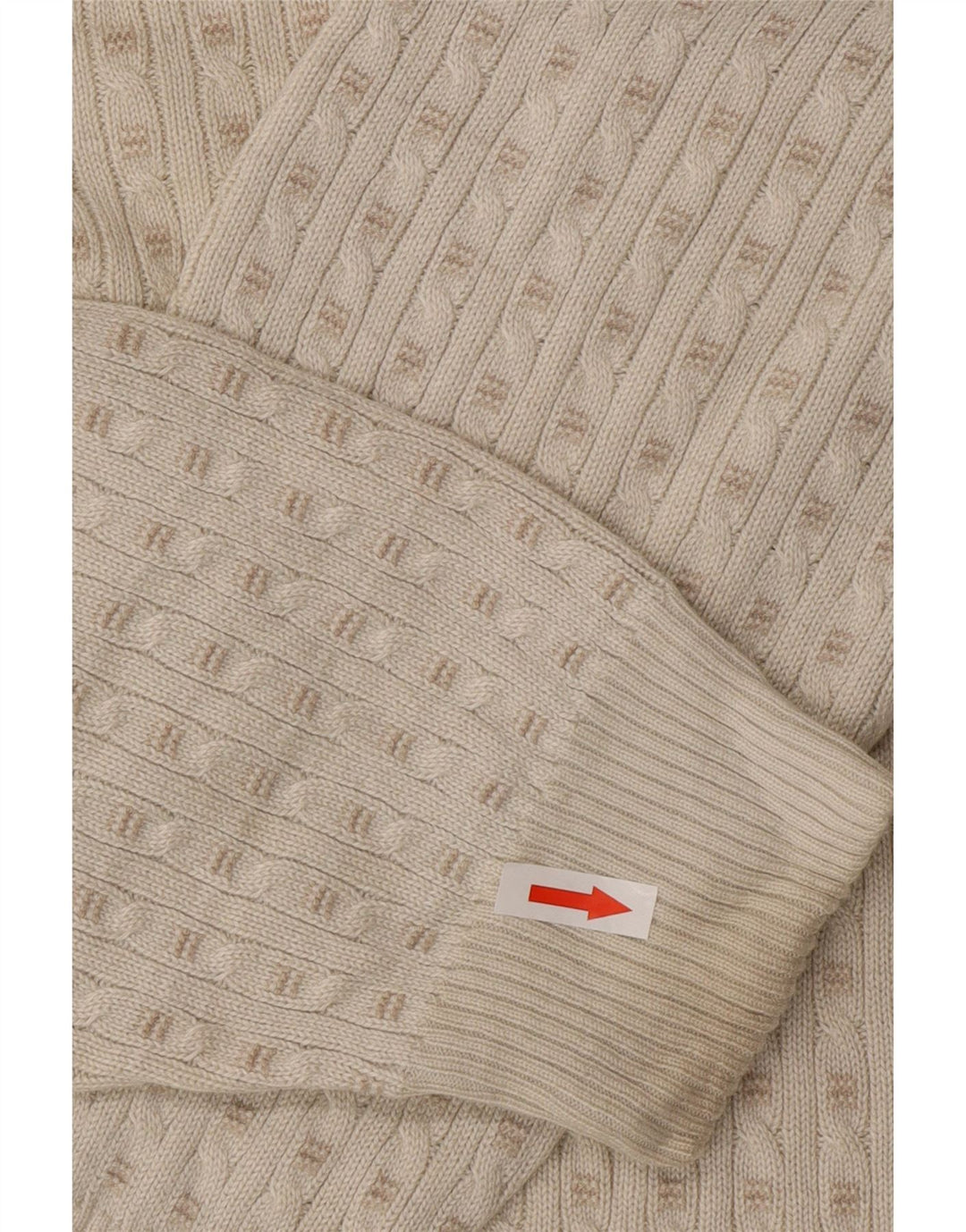 Suéter masculino Marks & Spencer com gola redonda e acrílico branco médio