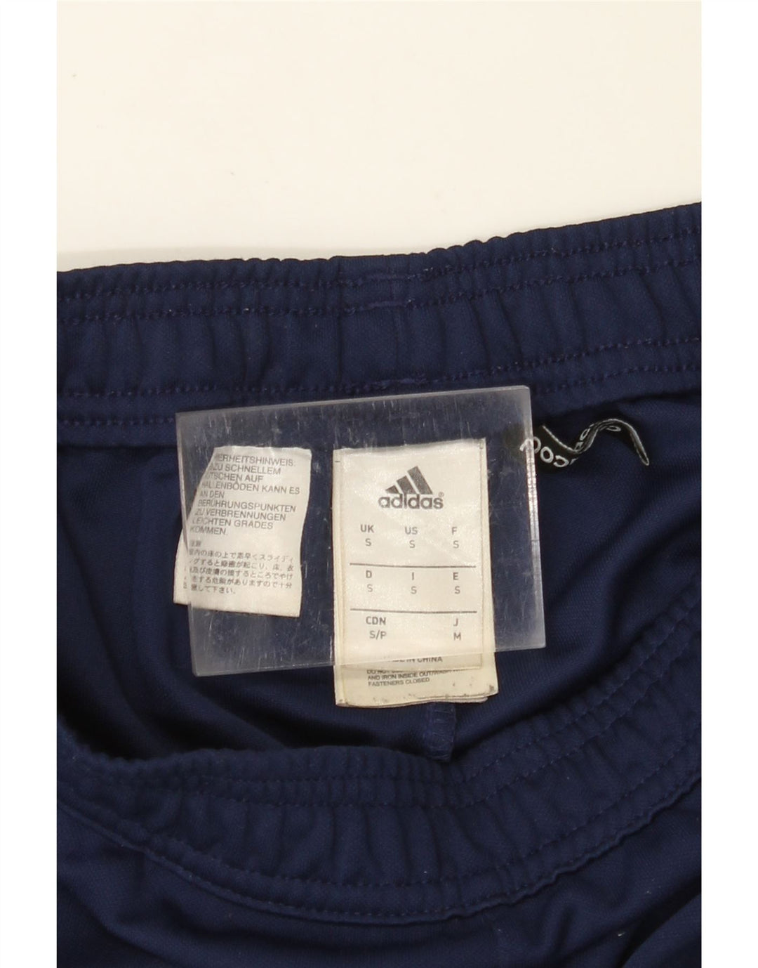 ADIDAS Womens Climacool Tracksuit Pants UK 10 Pequeno Azul Marinho