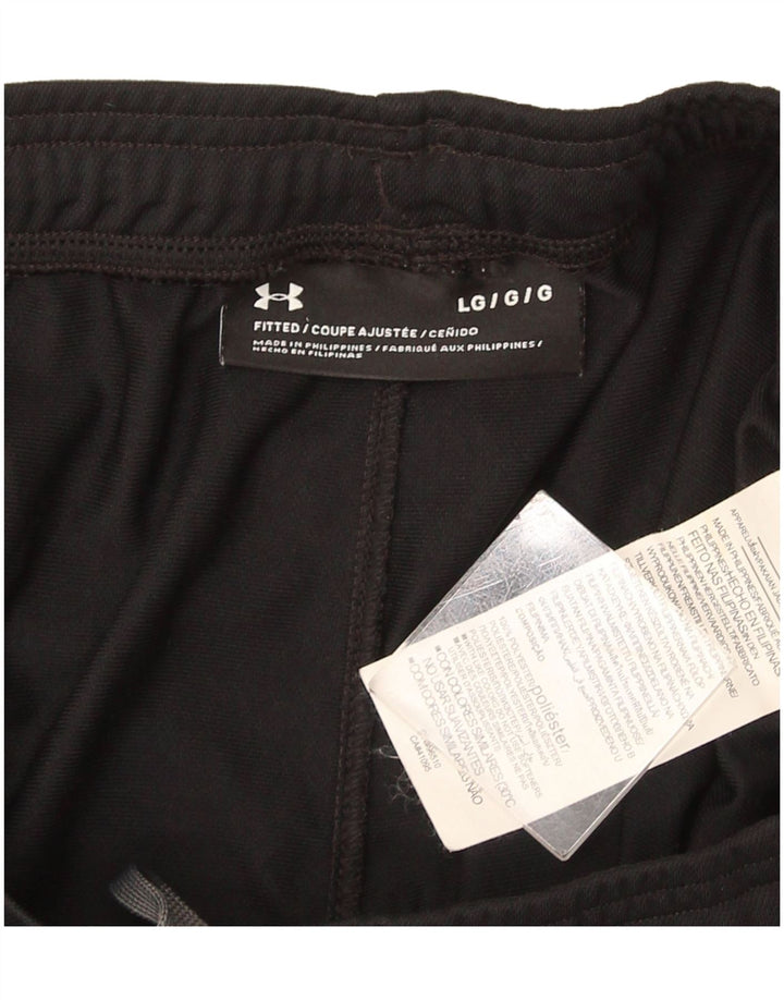 Calça de treino masculina Under Armour grande poliéster preto