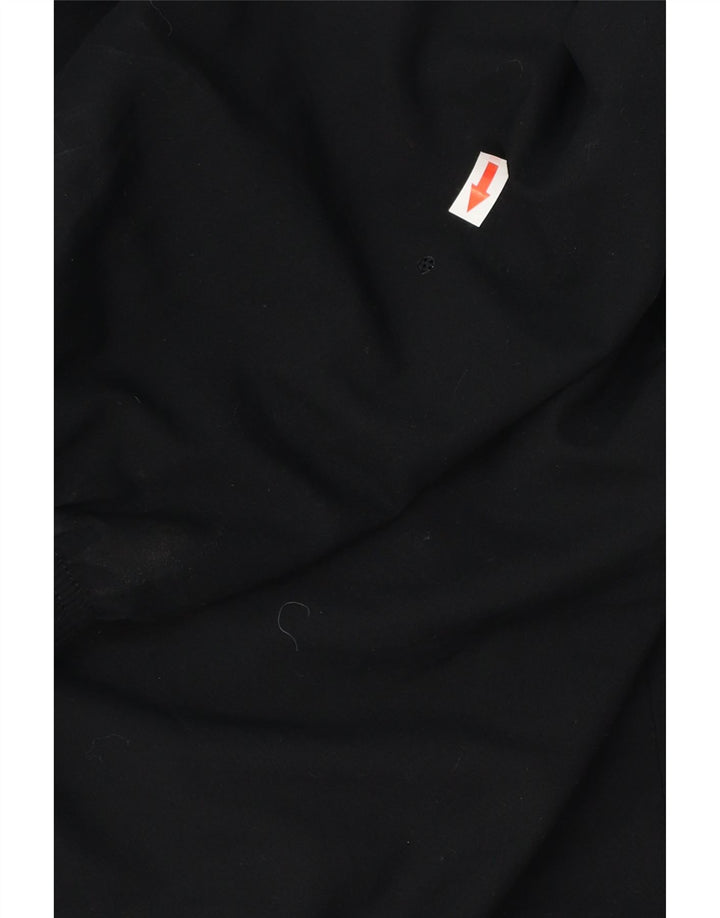 Nike Mens Tracksuit Top Jacket UK 38/40 Médio Preto Poliéster