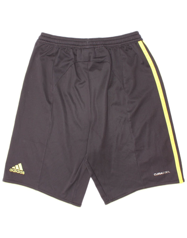 Adidas meninos Liverpool Sport Shorts 11-12 anos preto colorblock poliéster