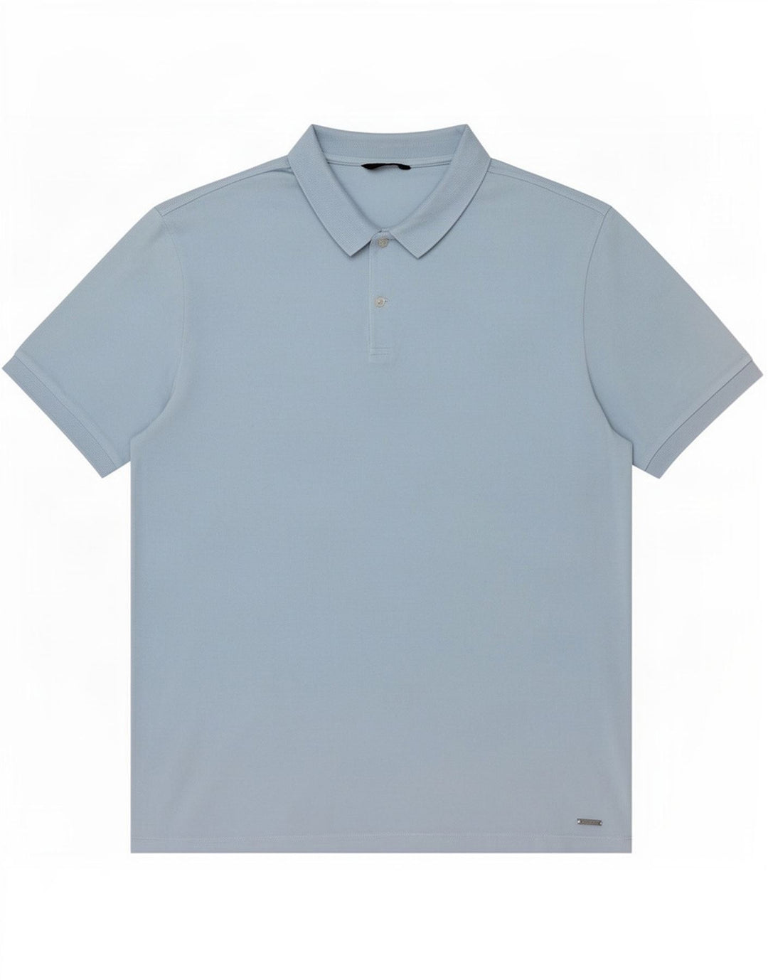 Camisa polo masculina Massimo Dutti XL azul algodão