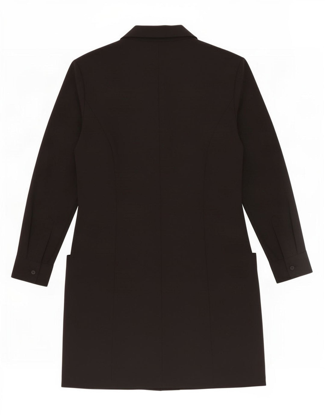 Casaco feminino Zara com peito duplo UK 12 médio preto