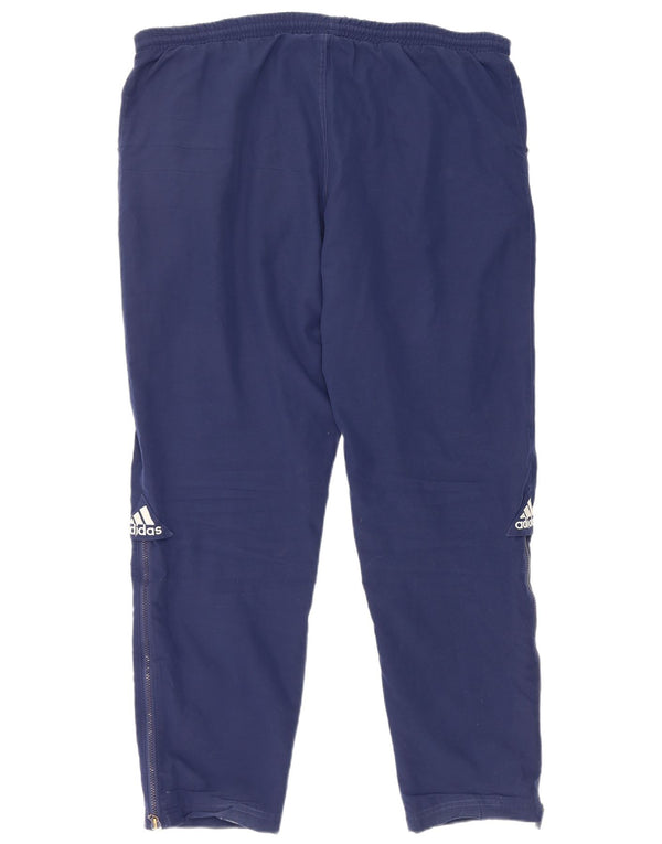 Calça de treino masculina Adidas XL azul marinho poliéster
