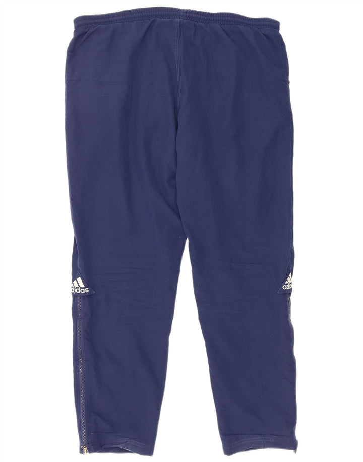 Calça de treino masculina Adidas XL azul marinho poliéster