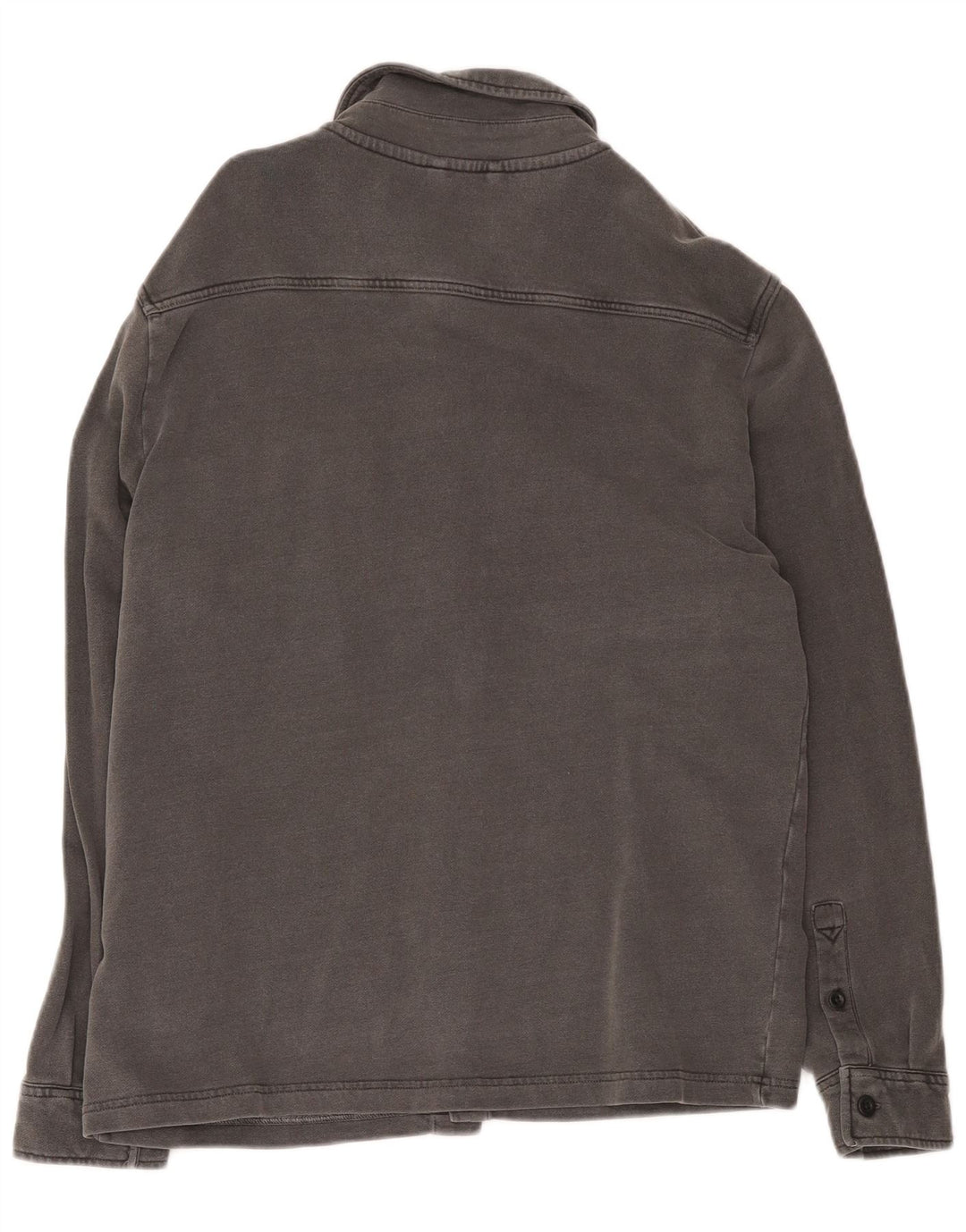 Camisa masculina Marks & Spencer grande algodão cinza