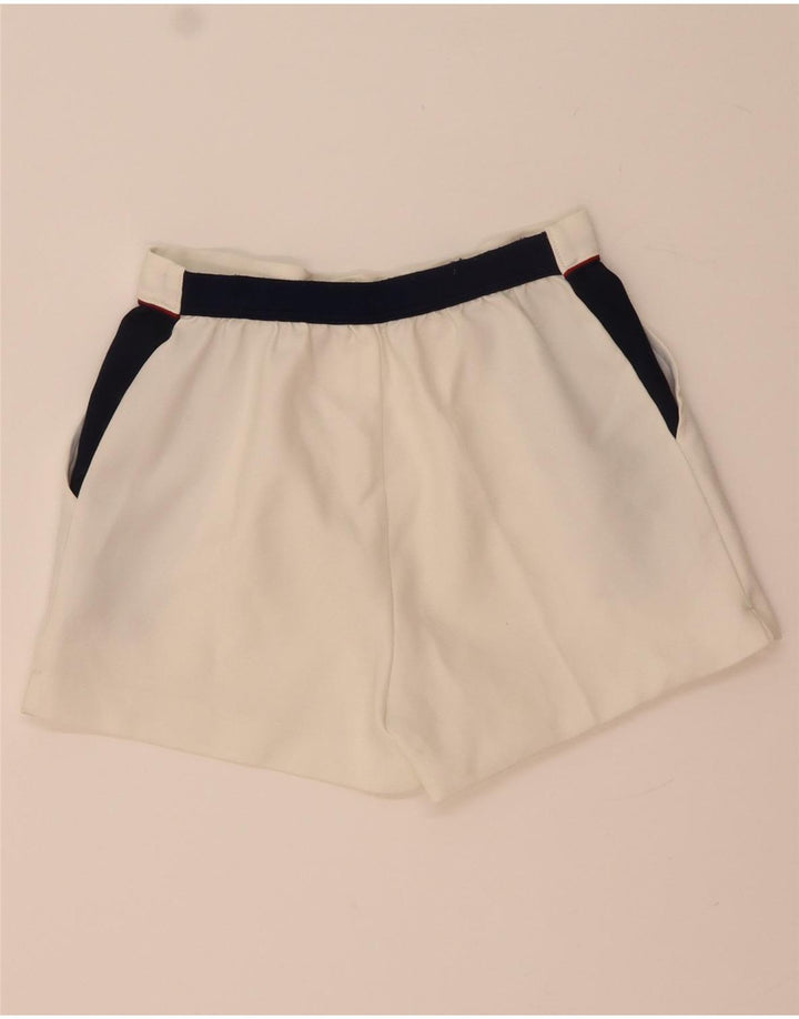 Aquarium Mens Chino Shorts W28 Médio Branco Colourblock