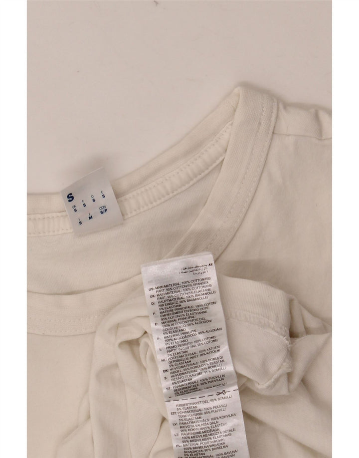 Camiseta masculina REEBOK top pequeno algodão branco