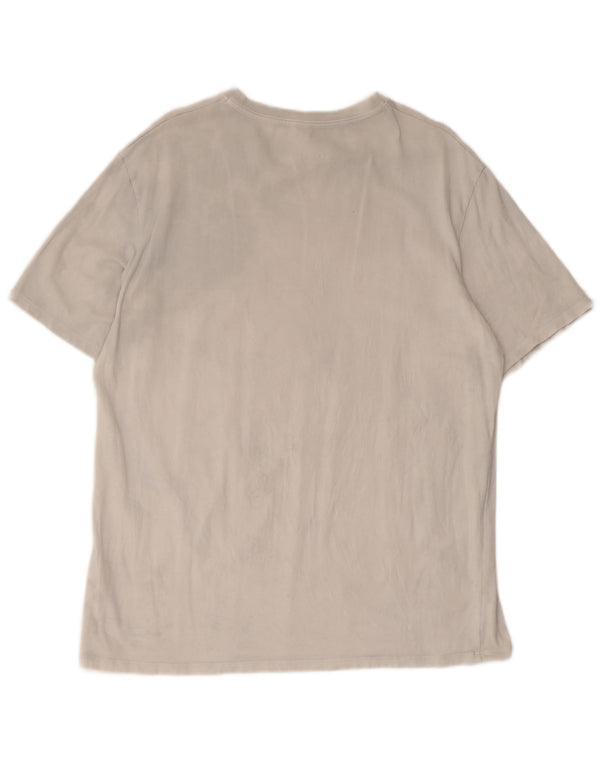 Camiseta masculina Ted Baker grande algodão cinza