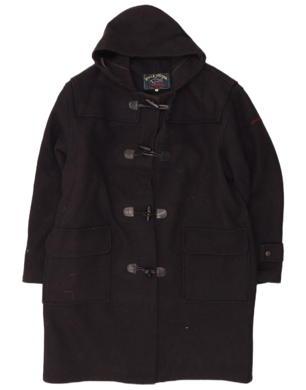 Casaco masculino Paul & Shark Yachting com capuz e lã Reino Unido 40 grande azul marinho