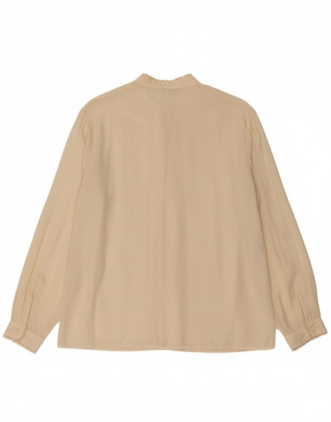 Blusa feminina VINTAGE UK 18 XL branco