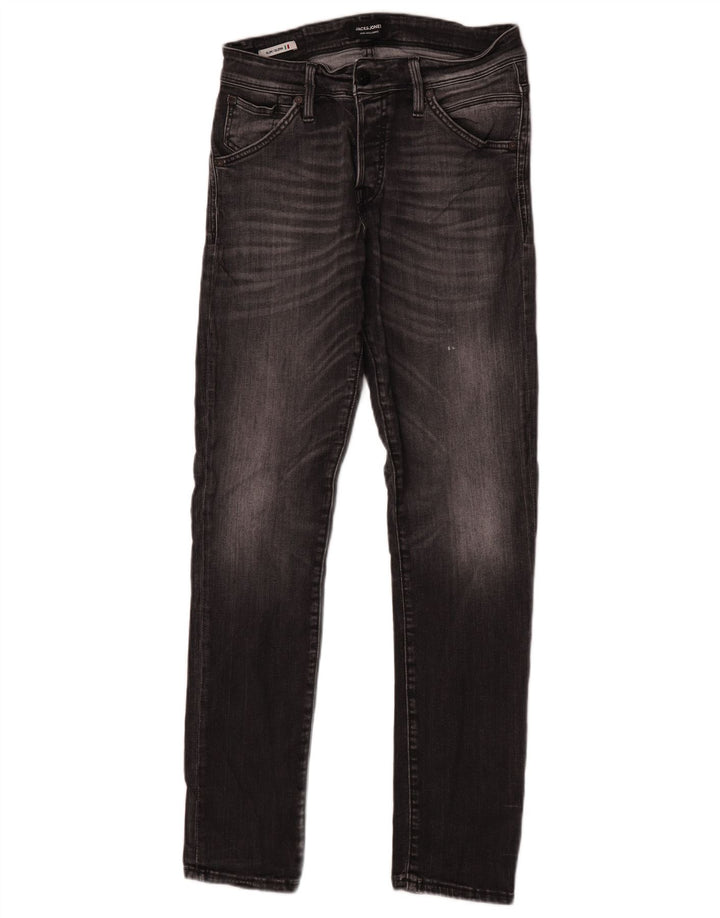 Jack & Jones Masculino GLENN Slim Jeans W30 L32 Algodão Cinza