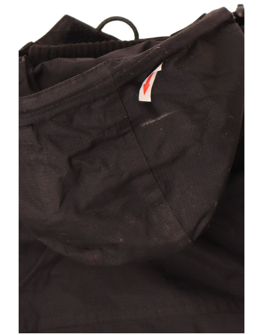 Jaqueta de chuva com capuz feminina Superdry UK 12 médio preto nylon