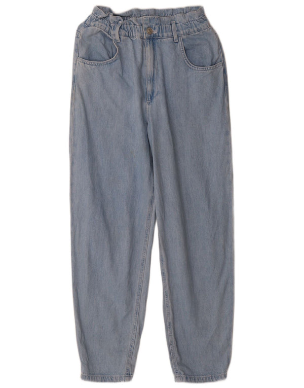 Calça jeans feminina cintura alta Zara EU 36 XS W26 L28 azul algodão