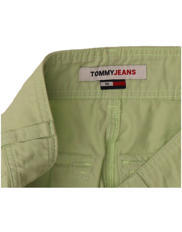 Shorts Chino feminino Tommy Hilfiger W30 verde médio