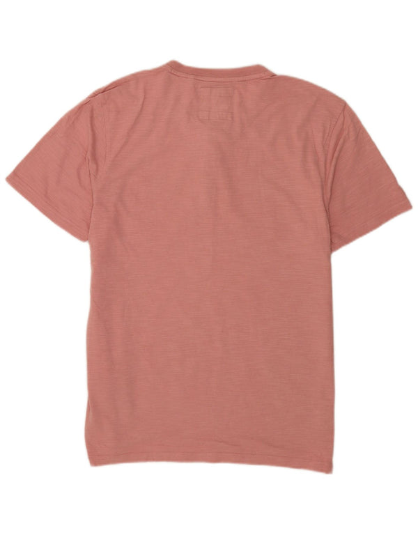 Camiseta masculina Fat Face Top grande algodão rosa