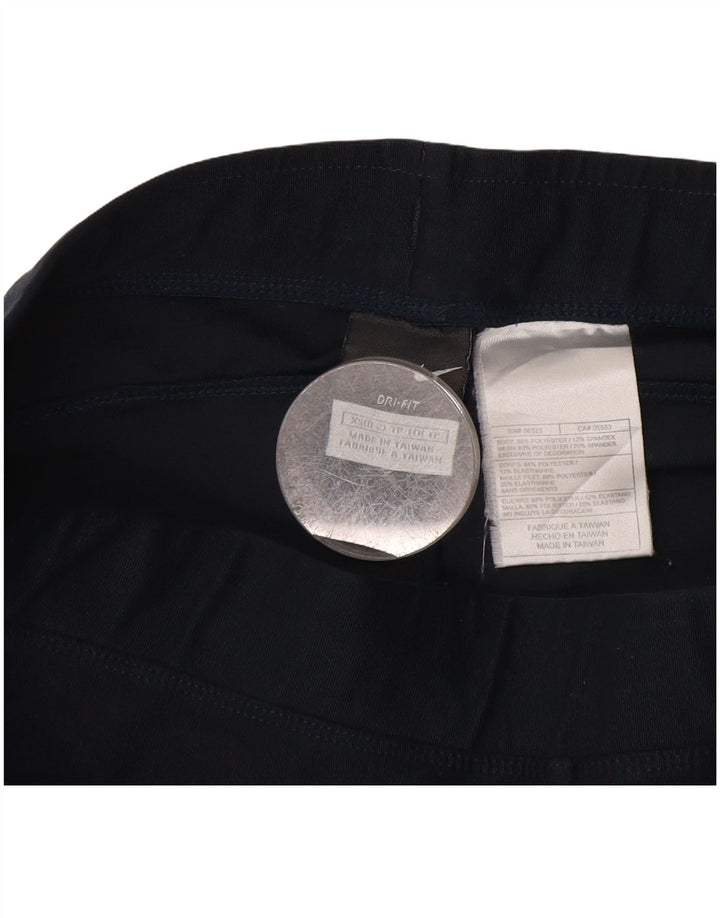 Calça de treino feminina NIKE US 0/2 XS azul marinho poliéster