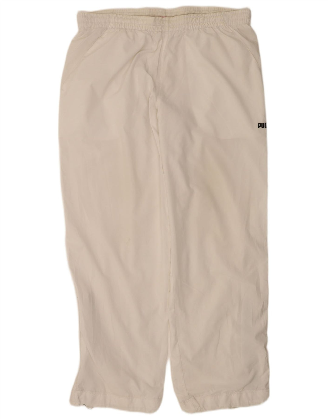 Calça de treino masculina Puma grande branca