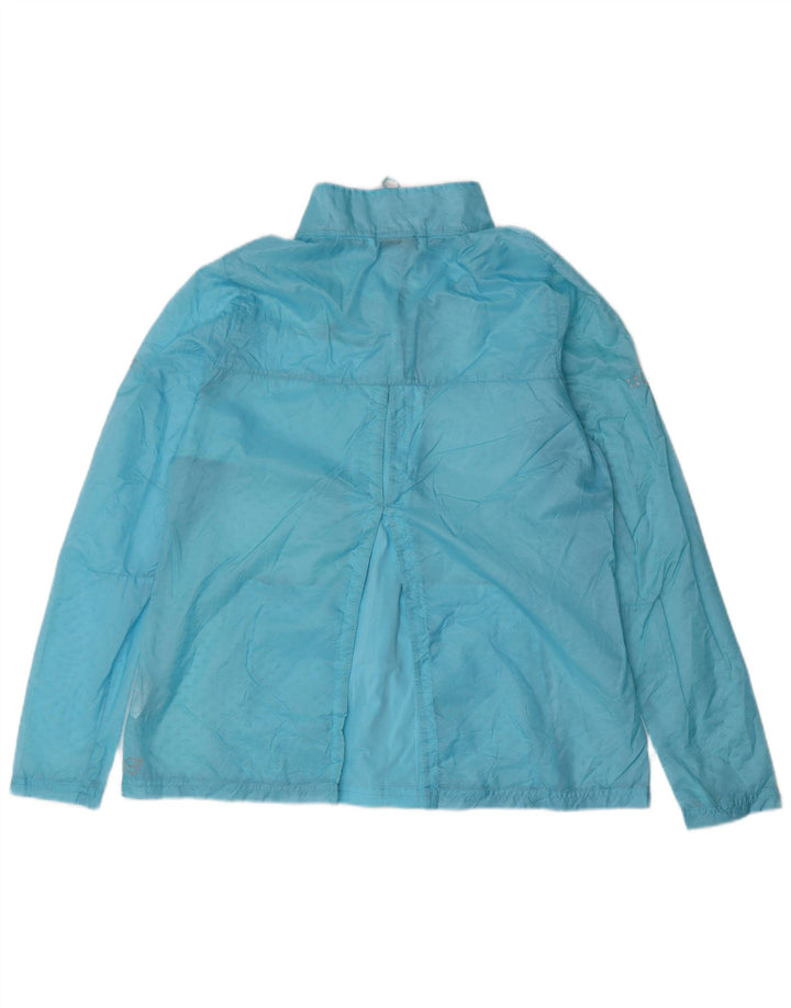 Jaqueta de chuva feminina PUMA UK 12 médio azul nylon