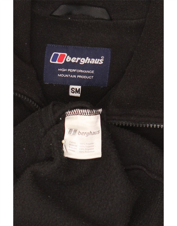 Jaqueta de lã masculina Berghaus UK 36 poliéster preto pequeno