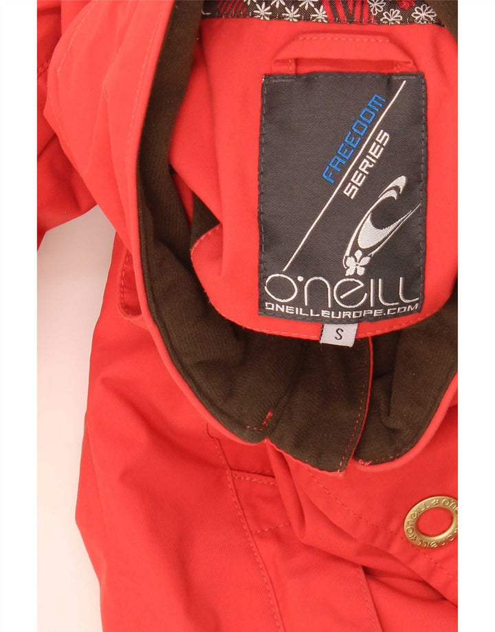 Jaqueta corta-vento feminina O'Neill Reino Unido 10 pequeno nylon vermelho