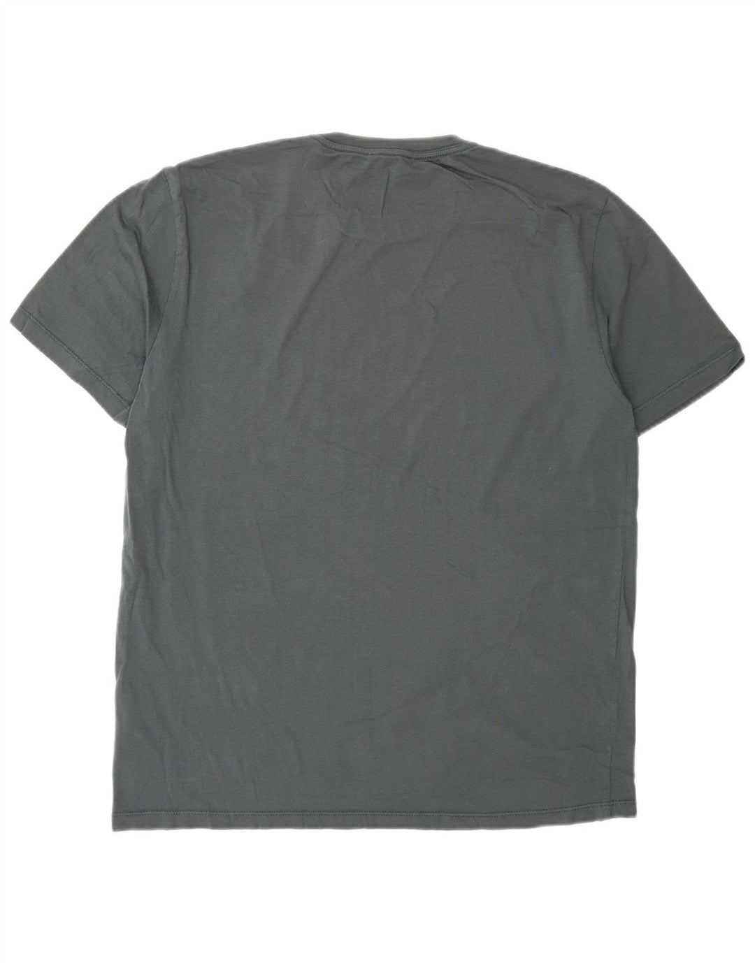 Camiseta masculina Reiss Top grande algodão azul