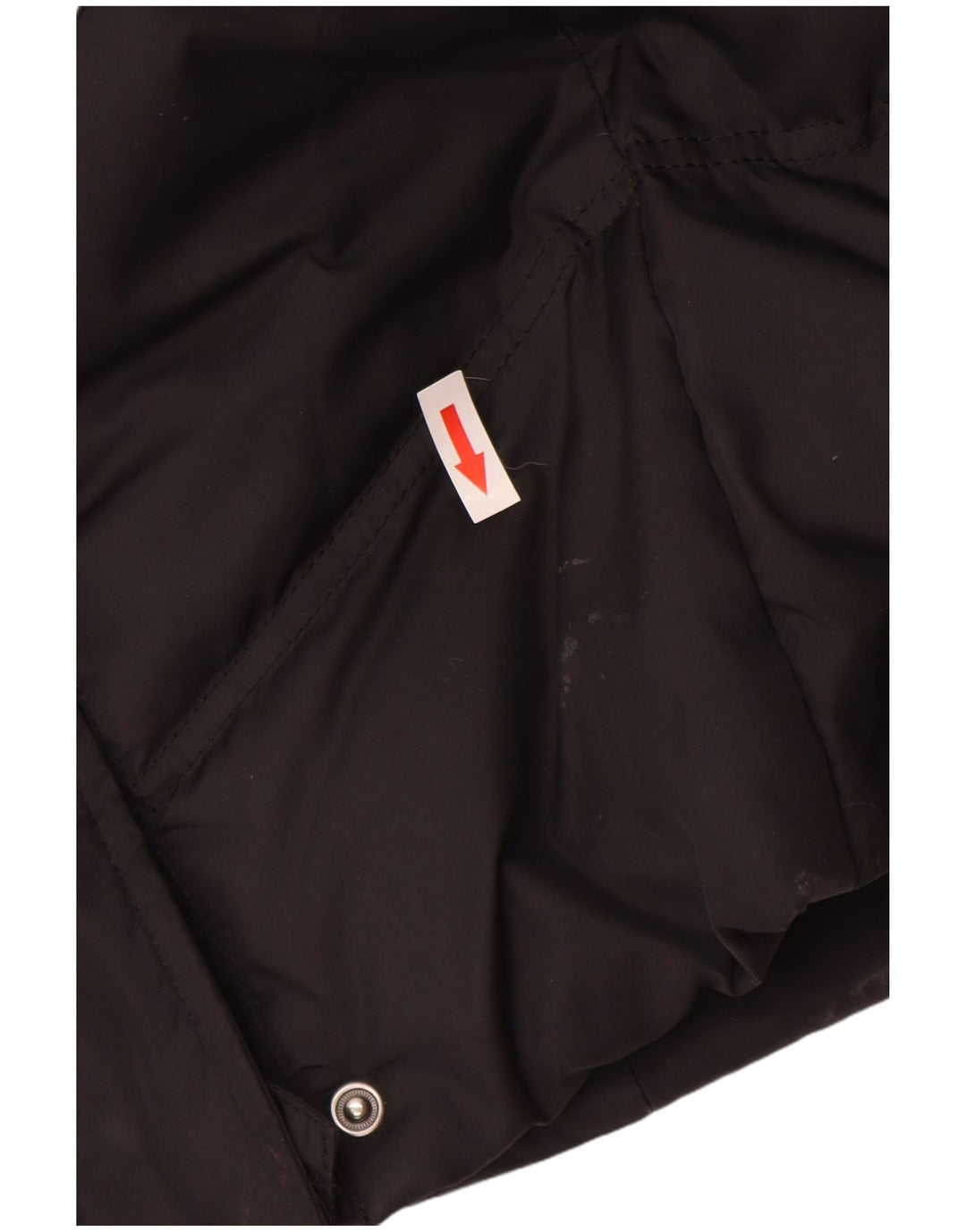 Casaco acolchoado com capuz feminino Esprit UK 12 poliéster preto médio