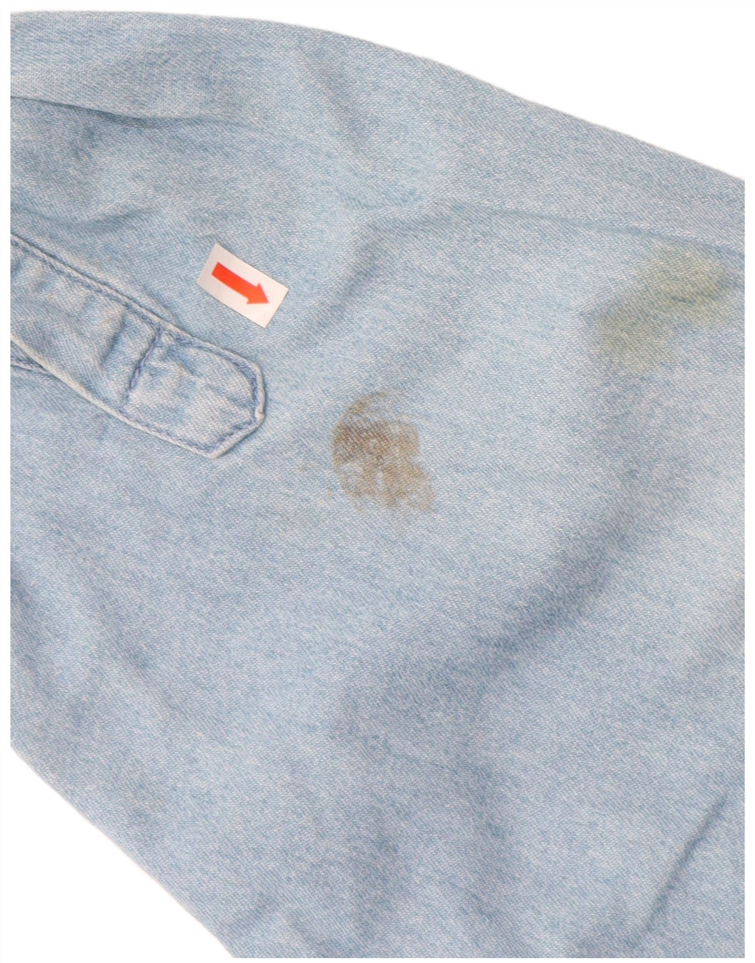 Camisa jeans masculina JOHN BANER 3XL algodão azul