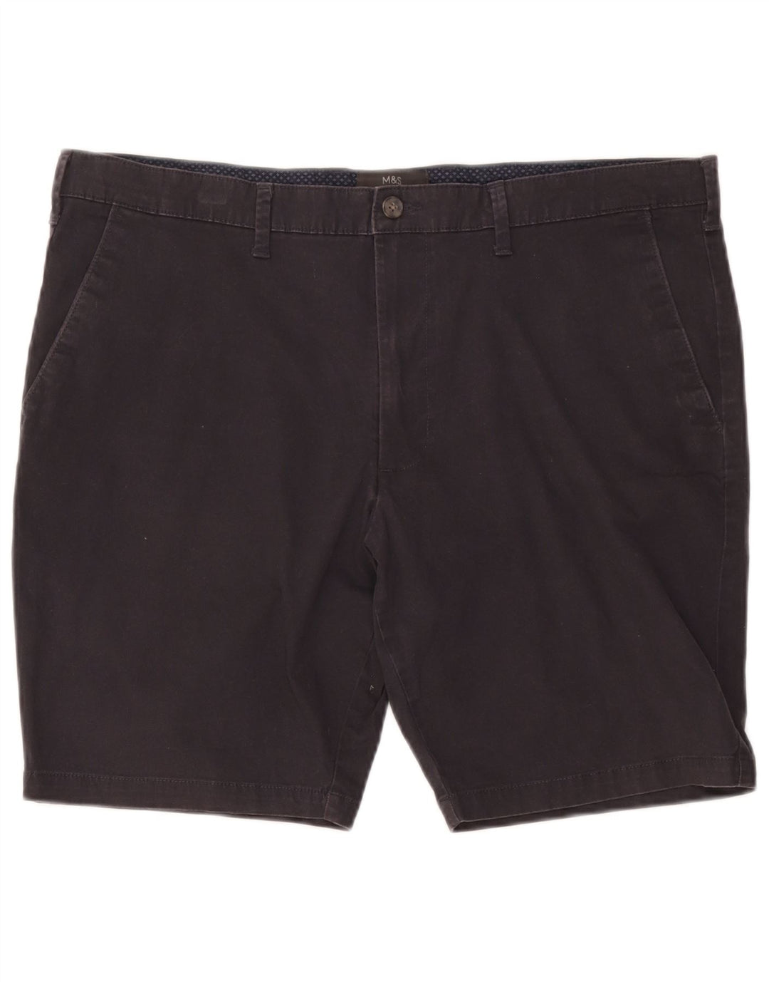 Shorts Chino Masculino Marks & Spencer W40 XL Algodão Preto
