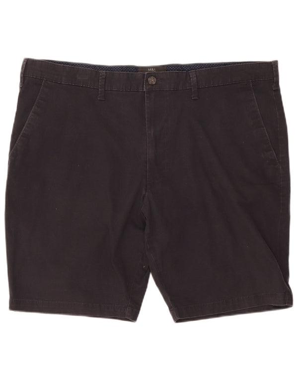 Shorts Chino Masculino Marks & Spencer W40 XL Algodão Preto