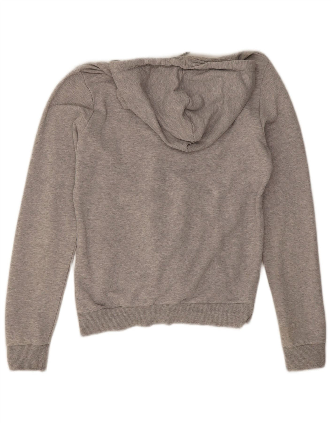 Puma feminino gráfico moletom com capuz UK 12 cinza médio manchado