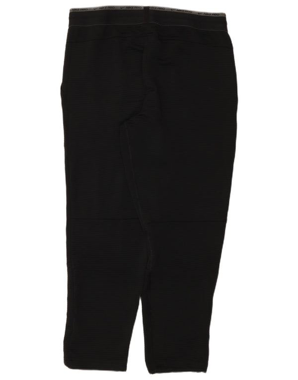 Calça de treino Nike masculina Dri Fit Graphic XL preta listrada de poliéster
