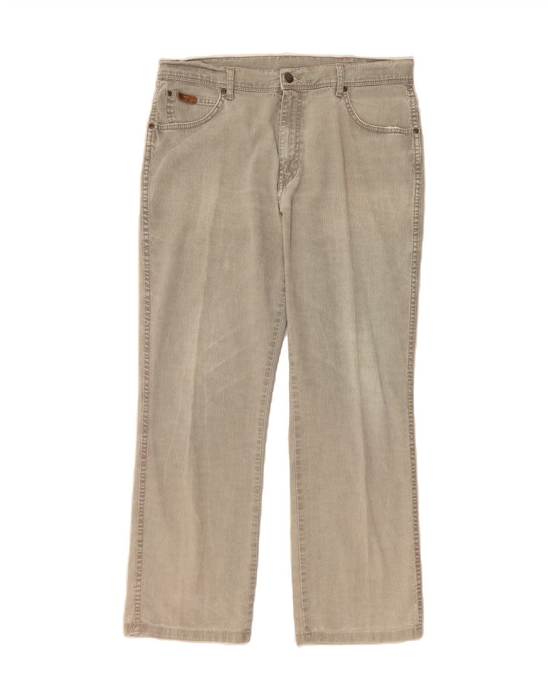 WRANGLER Mens Texas Stretch Straight Jeans W36 L28 Grey Cotton Vintage Wrangler and Second-Hand Wrangler from Messina Hembry 