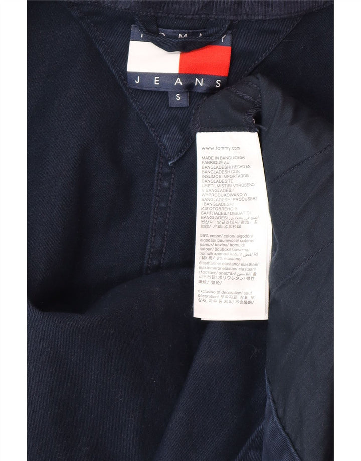 Tommy Hilfiger Mens Bomber Jacket UK 36 Pequeno Algodão Azul Marinho