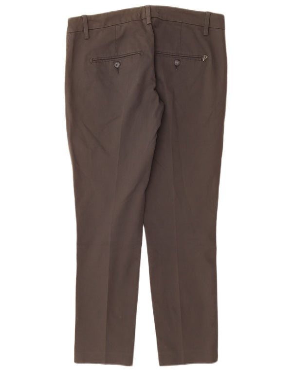 DONDUP Calça Chino Feminina Slim Fit W28 L28 Algodão Cinza