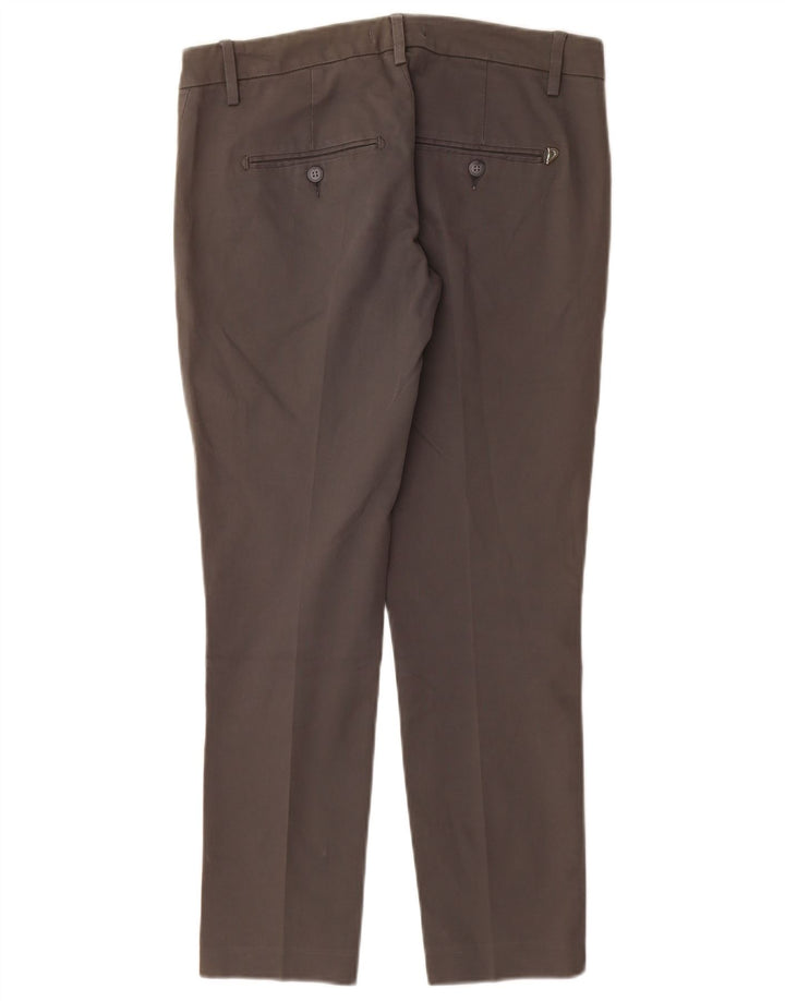 DONDUP Calça Chino Feminina Slim Fit W28 L28 Algodão Cinza