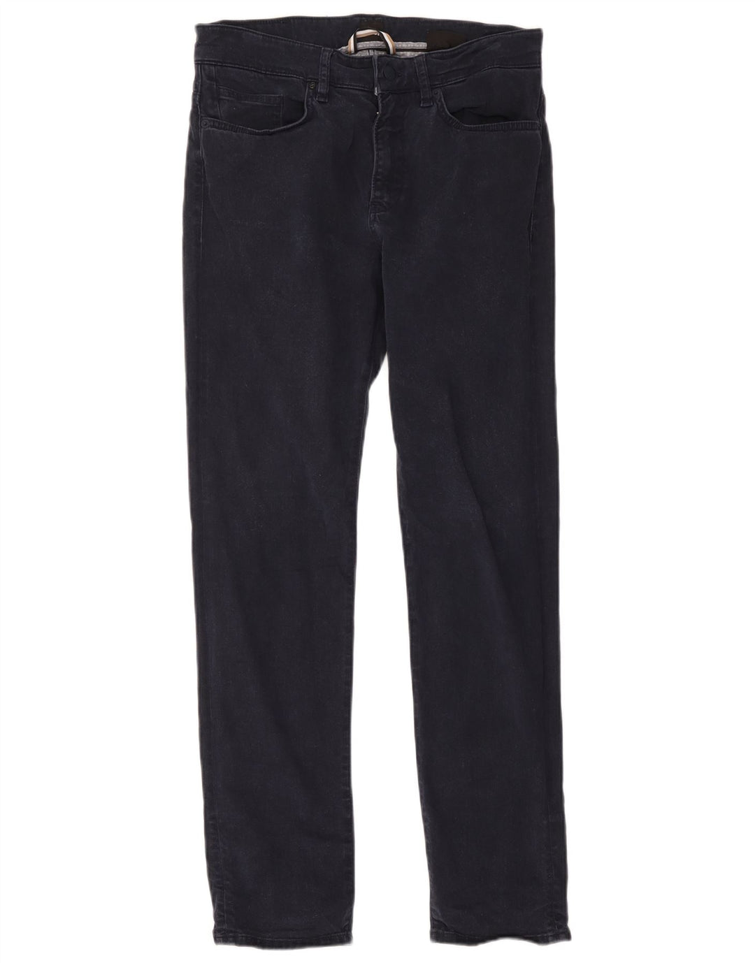 Hugo Boss Masculino Slim Jeans W31 L32 Azul Marinho Lyocell