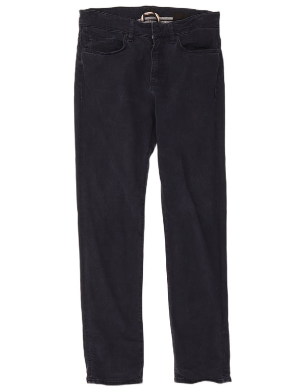 Hugo Boss Masculino Slim Jeans W31 L32 Azul Marinho Lyocell