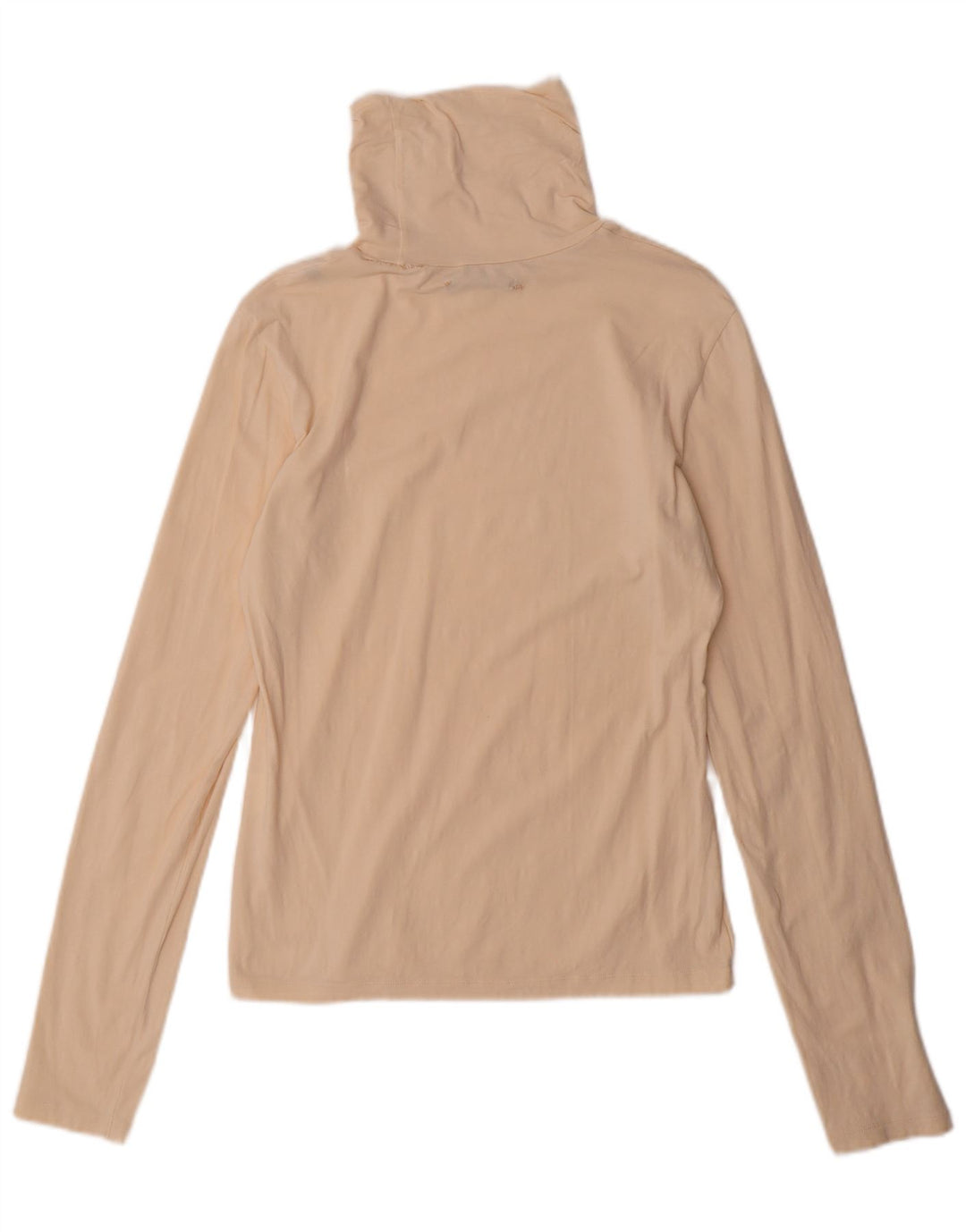 Top feminino GAS manga comprida UK 18 XL algodão branco