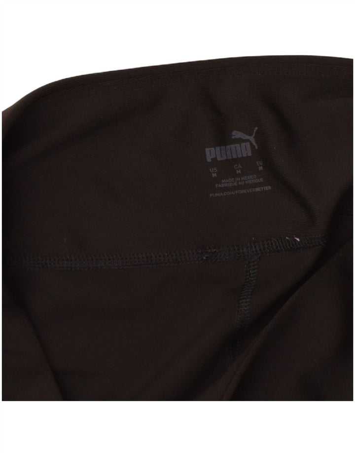 Shorts esportivos gráficos femininos PUMA UK 12 médio preto
