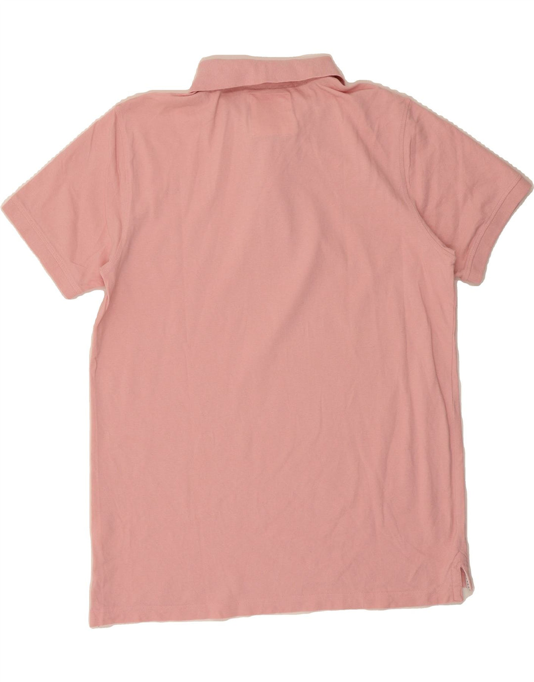 CREW CLOTHING Mens Polo Shirt XL Pink Cotton Vintage Crew Clothing and Second-Hand Crew Clothing from Messina Hembry 