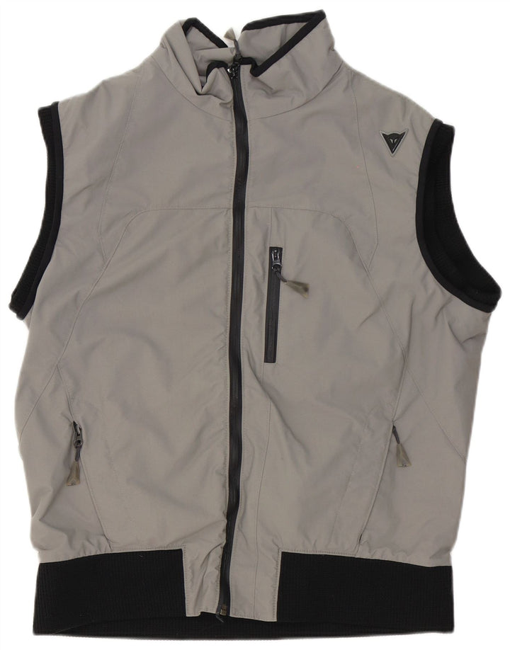Dainese Mens Gilet UK 40 Grande Poliéster Colourblock Cinza