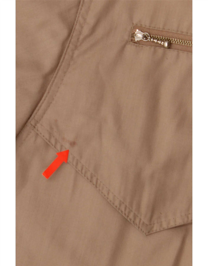 Casaco trench feminino oversized vintage EU 40 Poliéster bege médio
