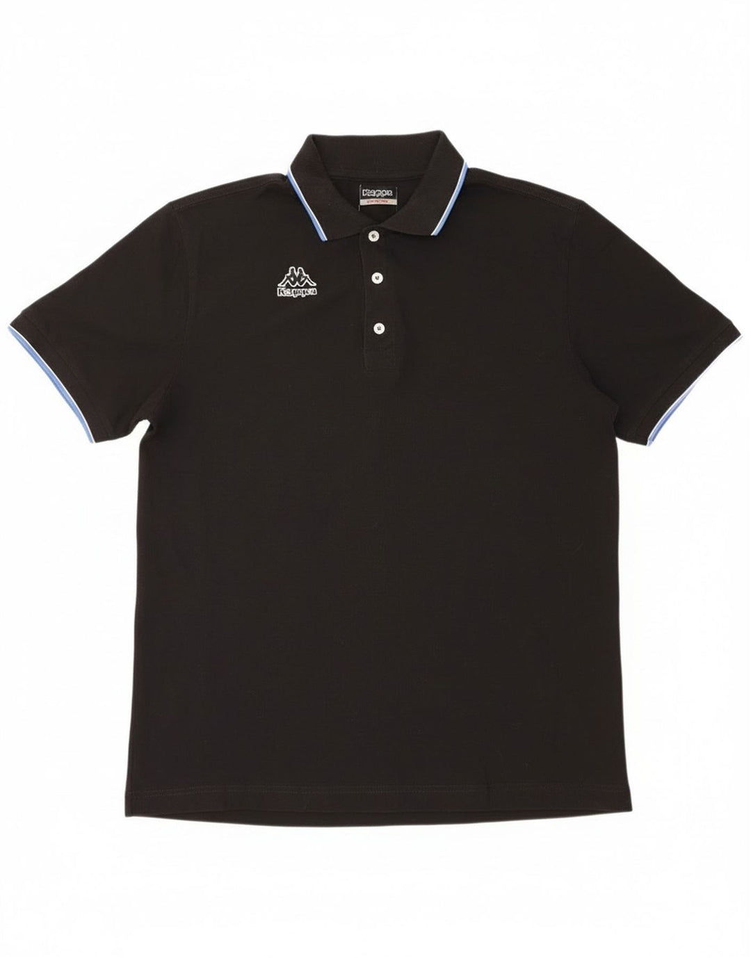 Camisa polo masculina Kappa XL algodão preto